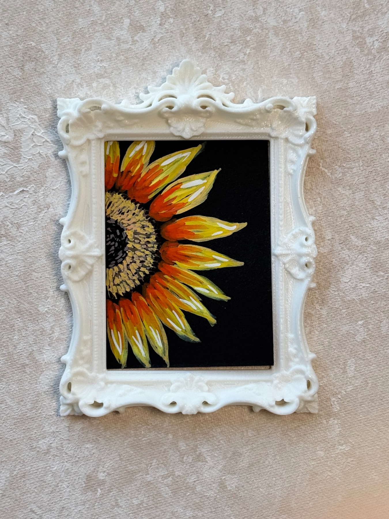 Sunflower aceo art card
