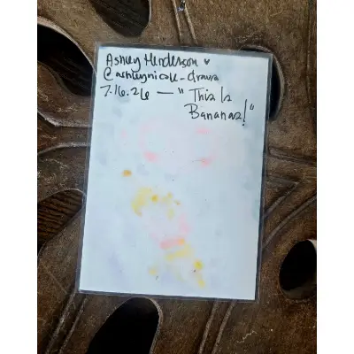 This Is Bananas! - Original ACEO aceo art card thumbnail 2