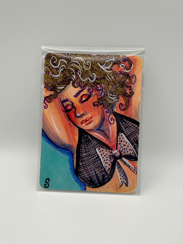 SSRI Glow aceo art card