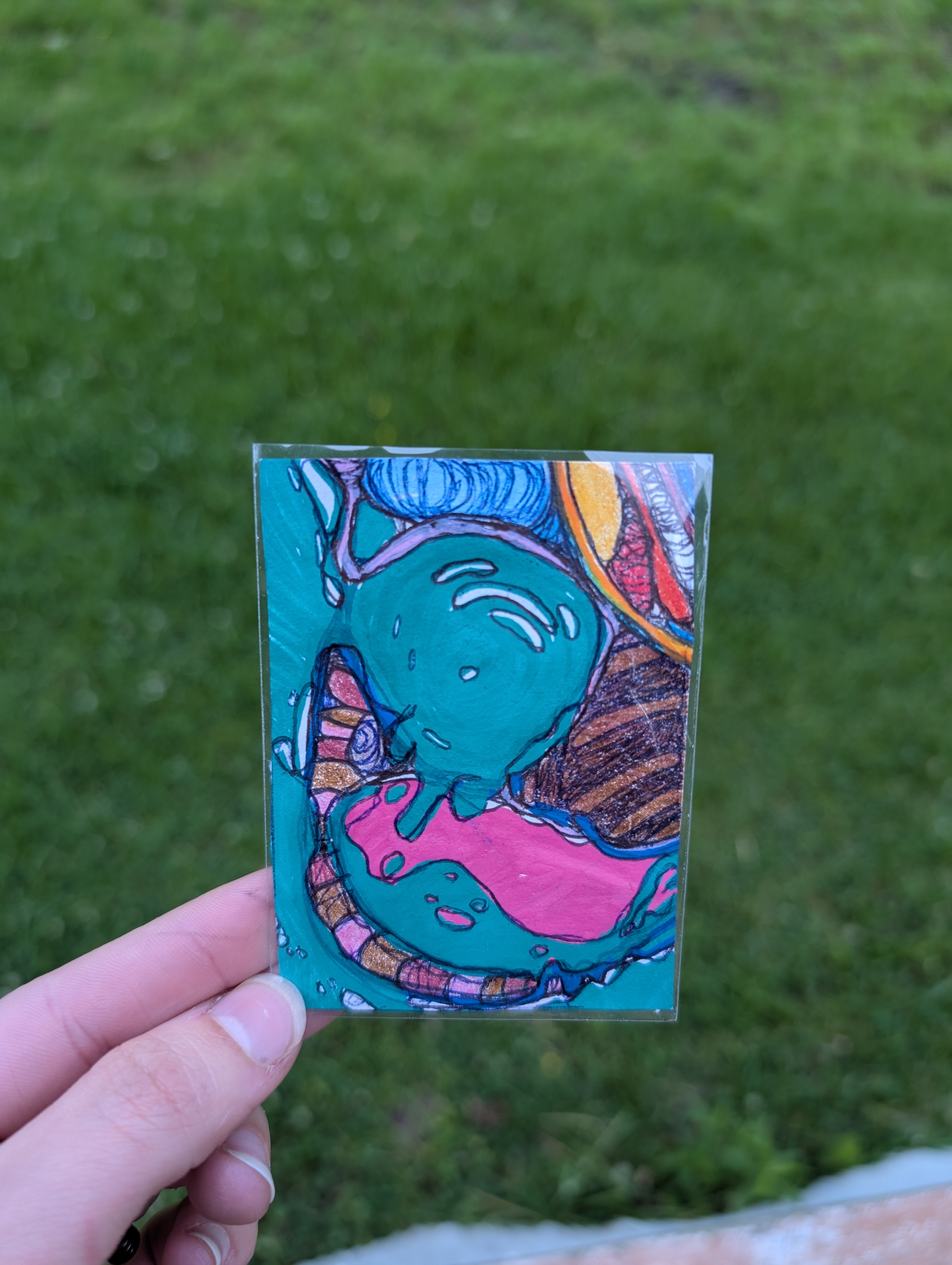 Brew aceo art card