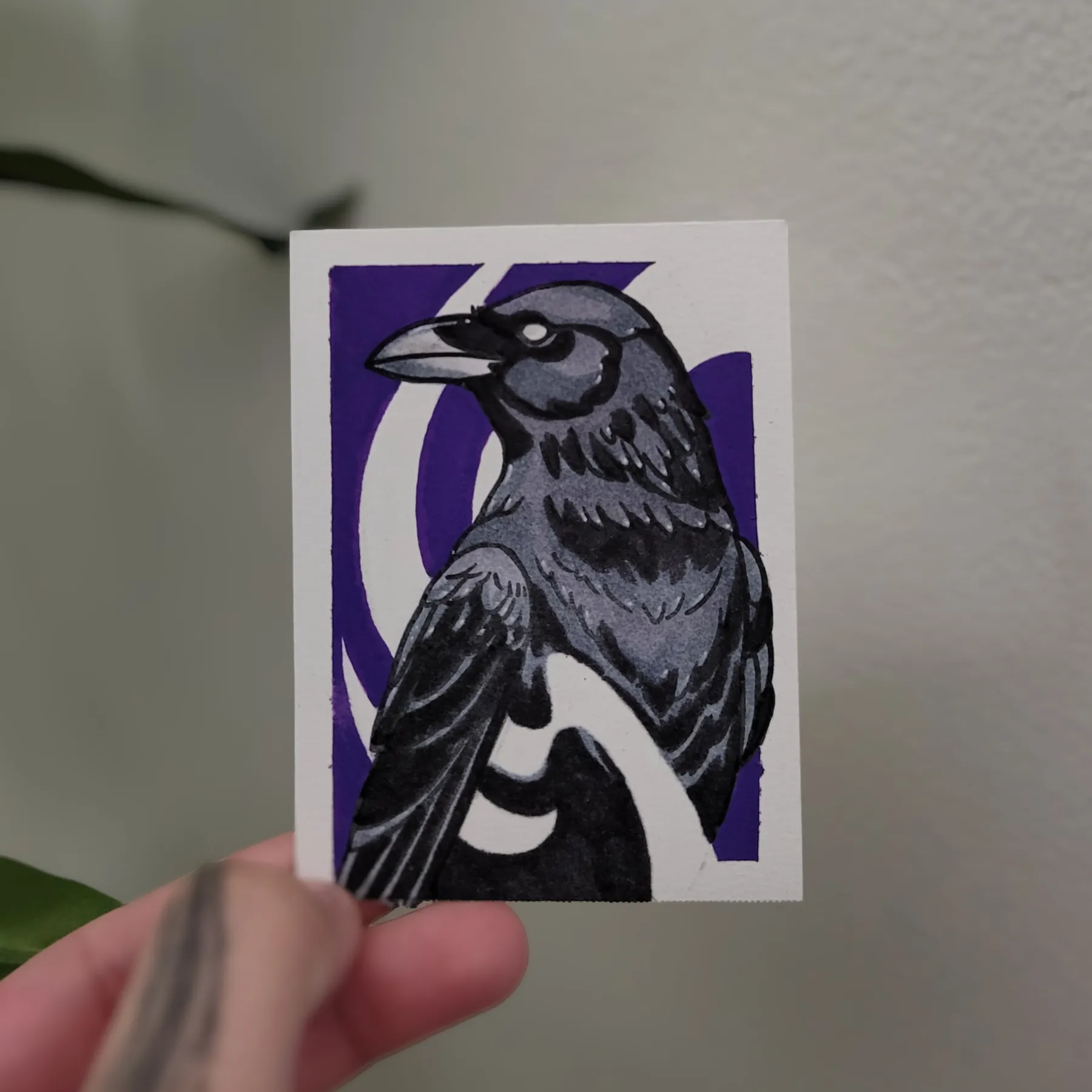 The Crow aceo art card
