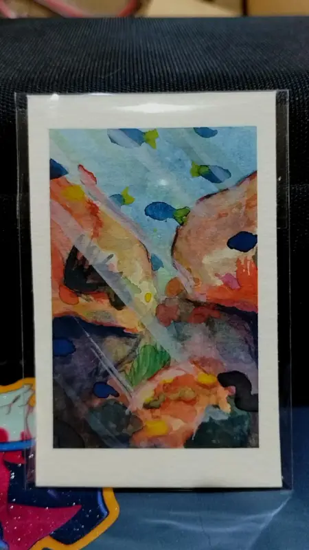Shiny Reef ACEO aceo art card