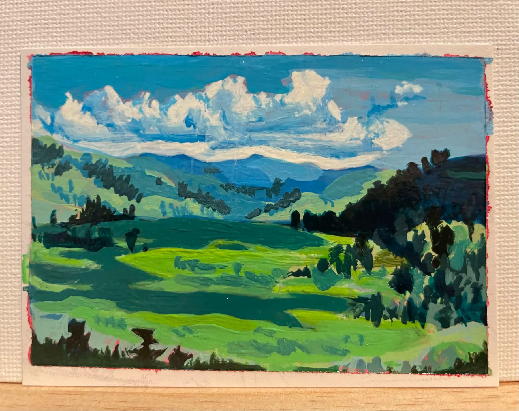 Yellowstone aceo art card