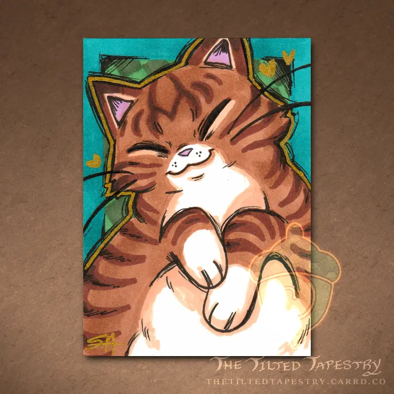 Baby (Cats Cats Cats Collection) aceo art card