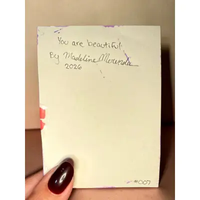 You Are Beautiful aceo art card thumbnail 2