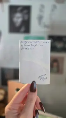 Pomegranate Series - Piece 2 aceo art card thumbnail 2