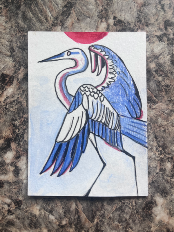 Peace and Prosper aceo art card