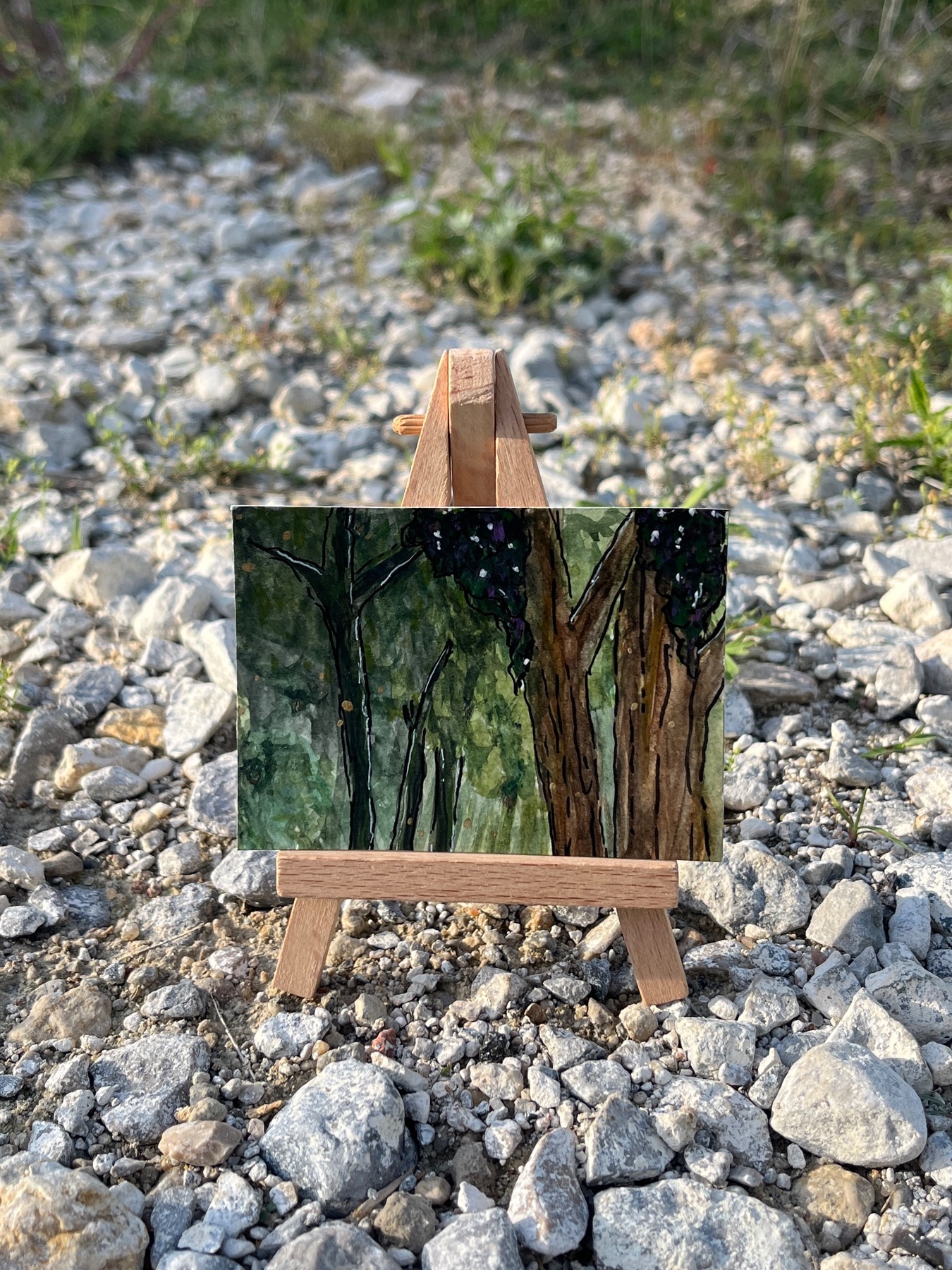 The Bigger Picture (Puzzle Piece #2) aceo art card