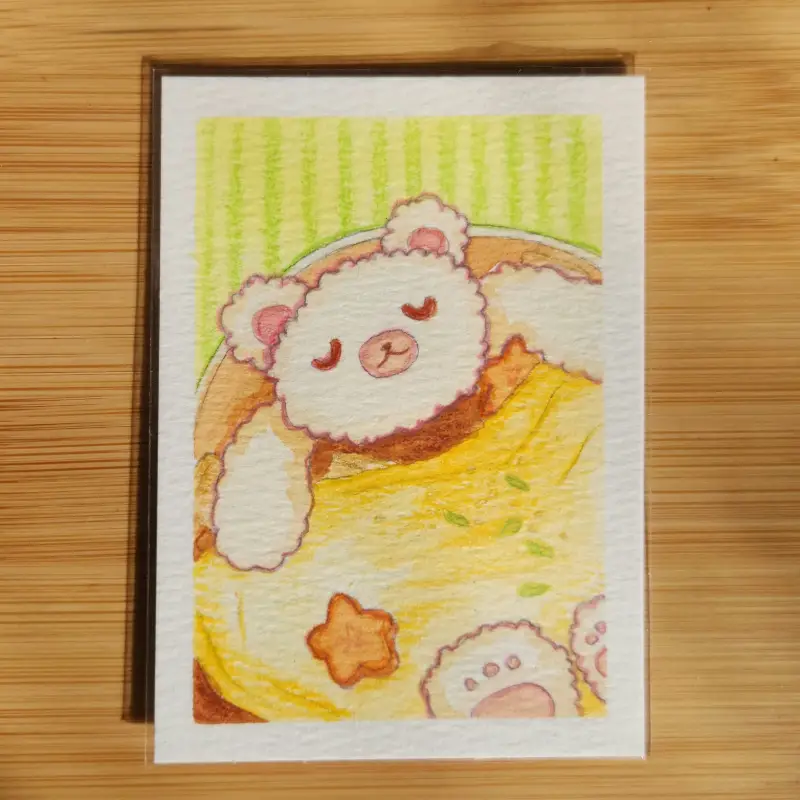 omurice aceo art card