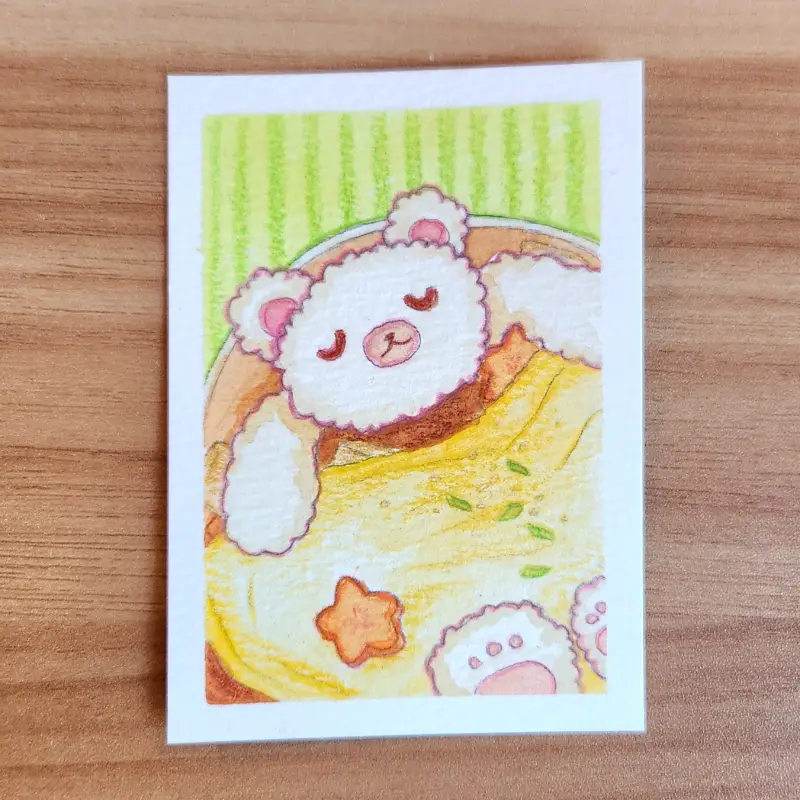 omurice aceo art card