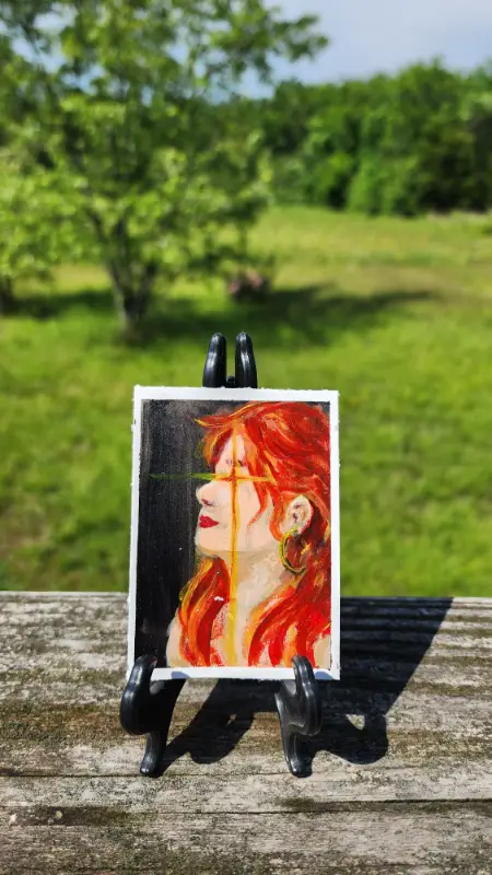 Gaze Upon Glory aceo art card