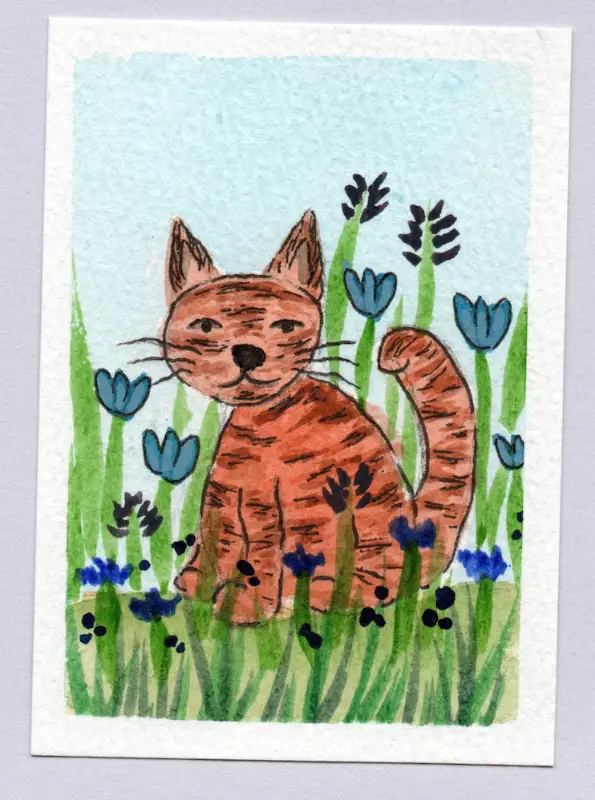 Clementine aceo art card