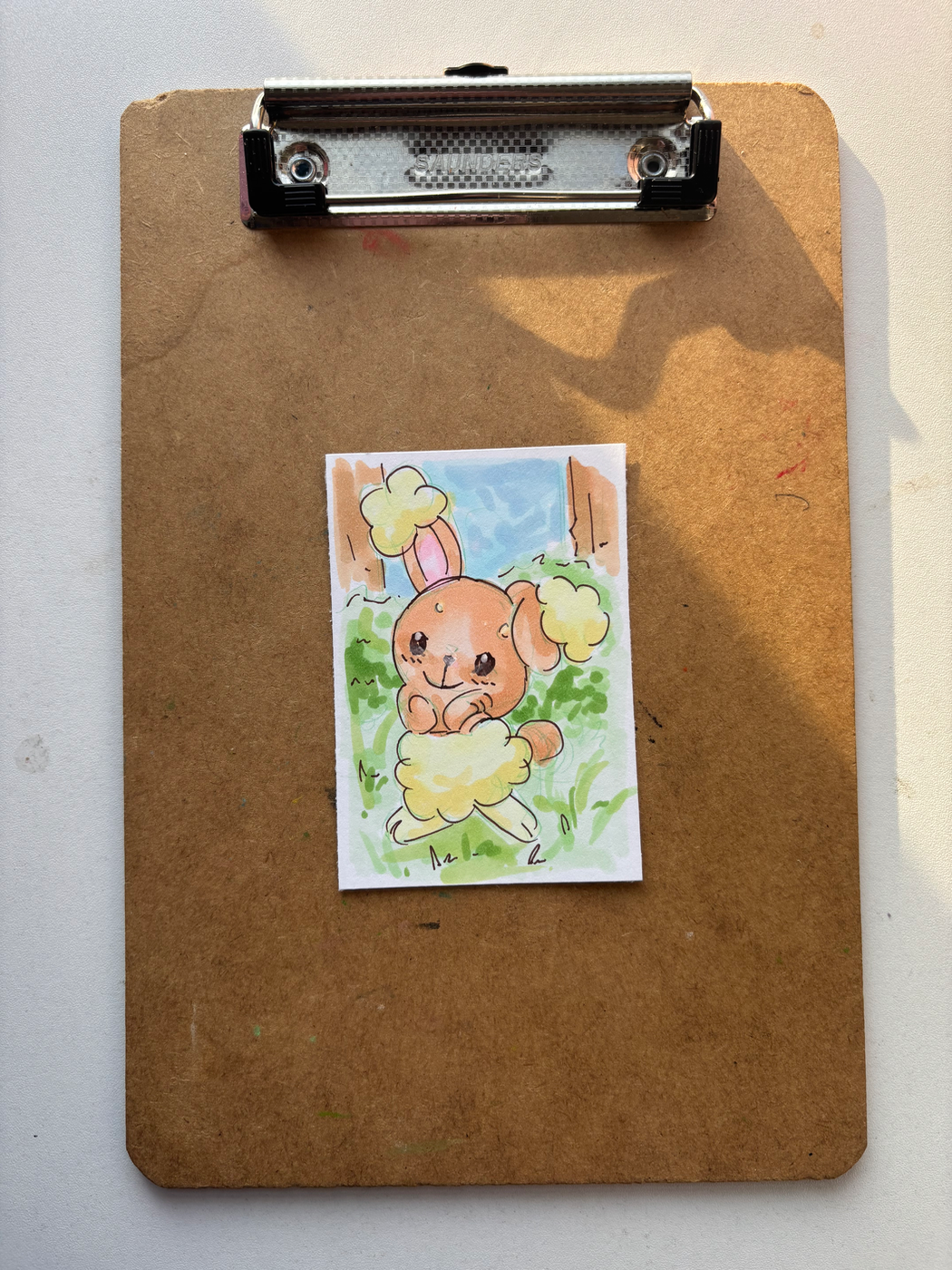 “Buneary” Pokemon aceo art card