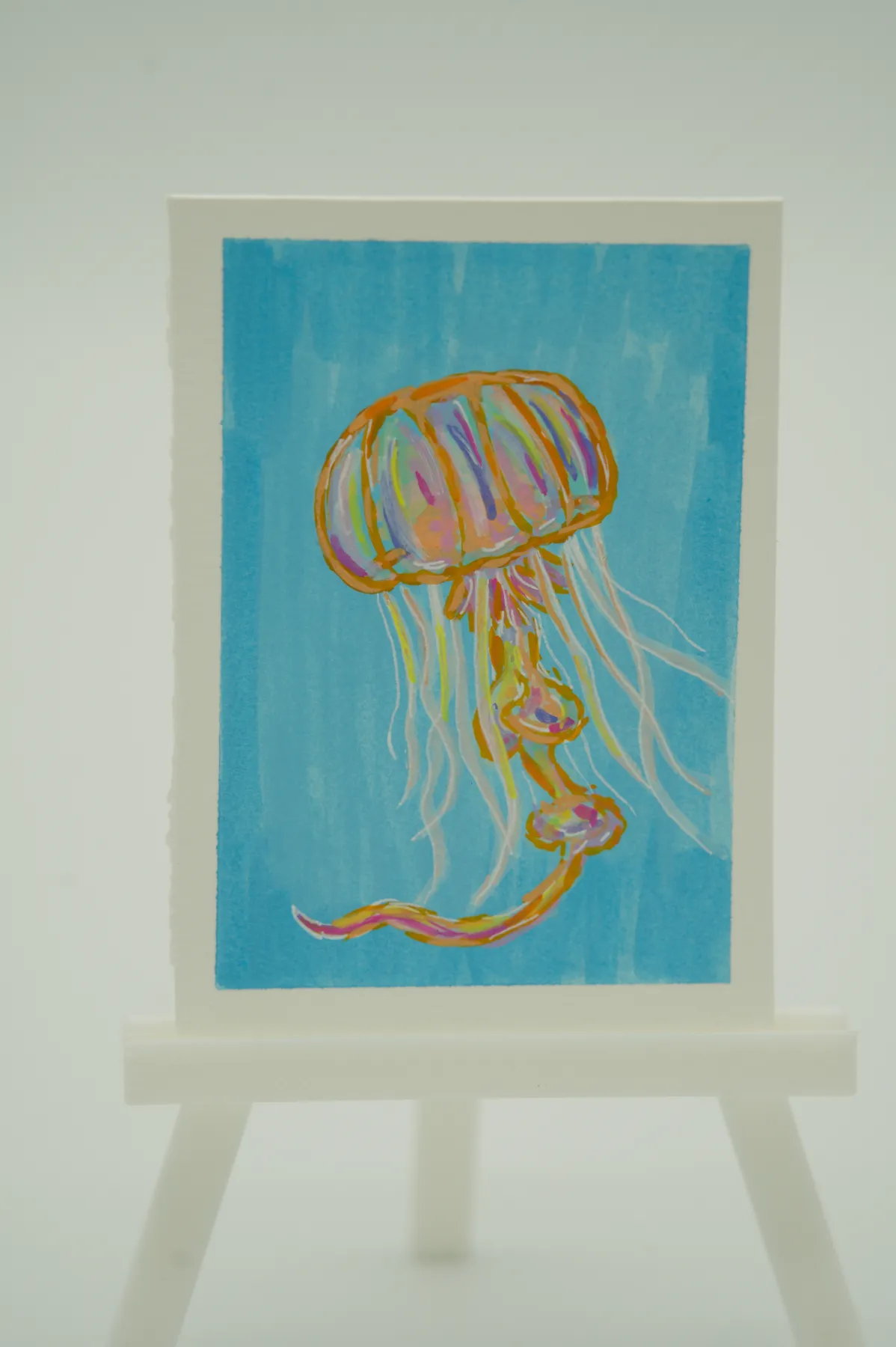 Jellyfish aceo art card