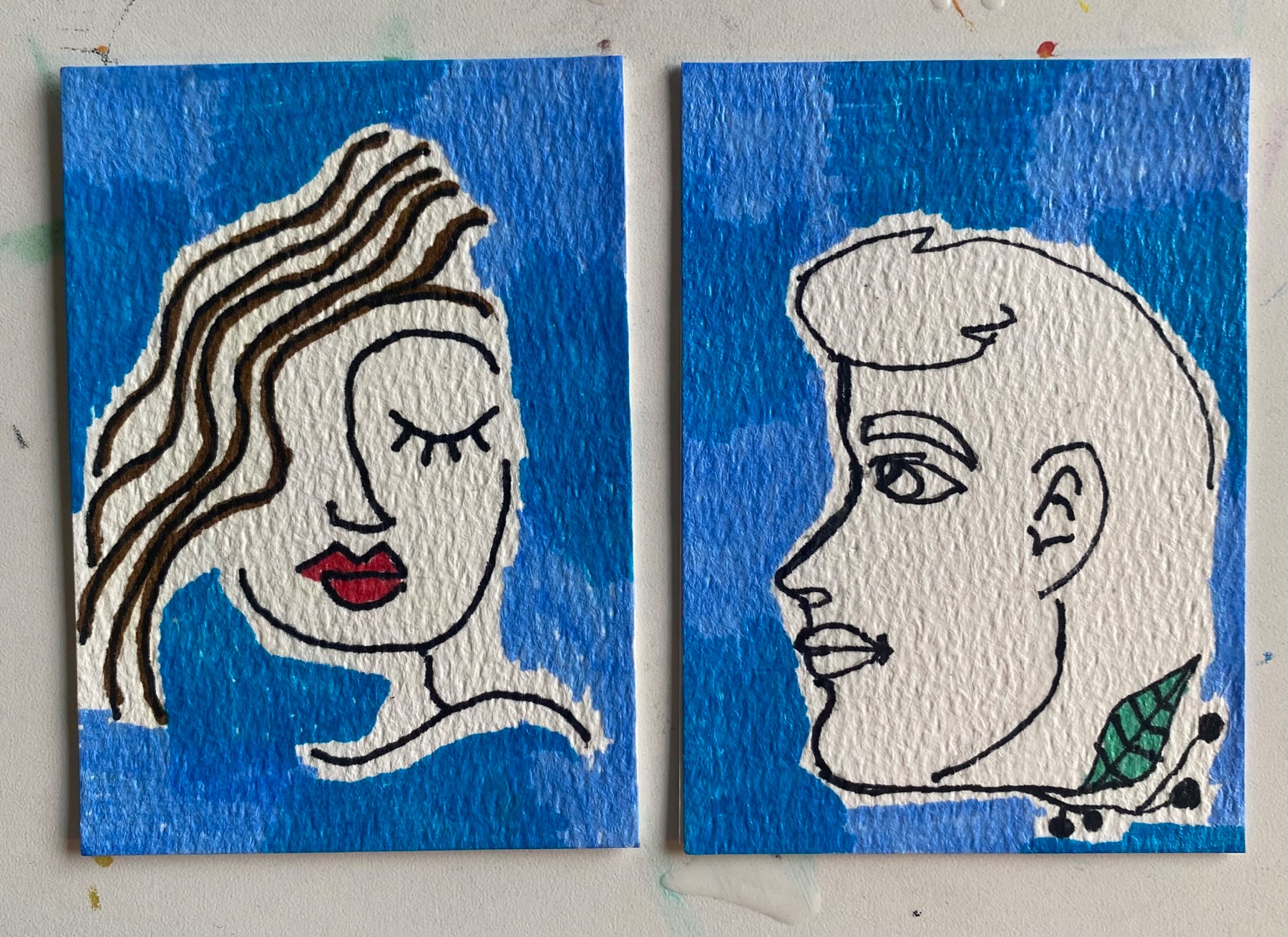 Beautiful Soul set aceo art card