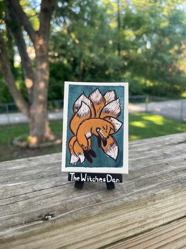 kitsune aceo art card