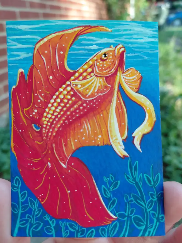 Vibrant Guardian - Debut Series 1/3 aceo art card