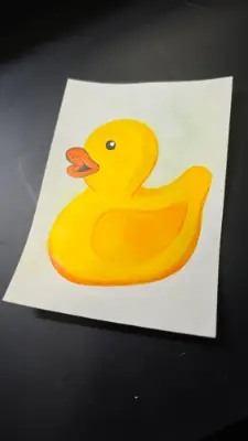I smell...Ducky aceo art card thumbnail 2