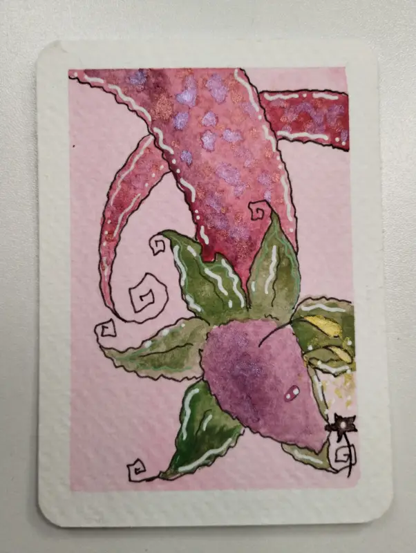 Pollen aceo art card