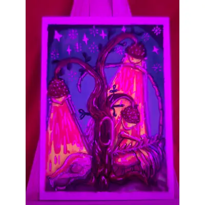 Nutts Outa Reach aceo art card thumbnail 2