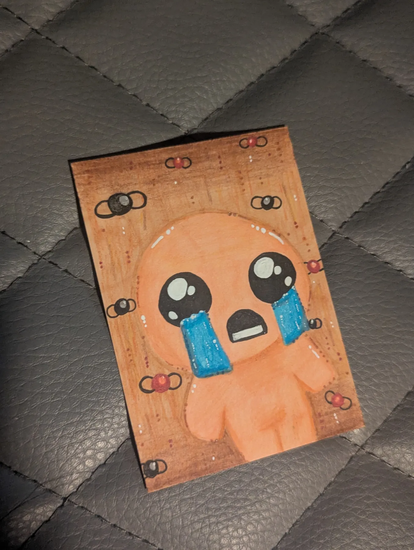 'Those Darn Basement Flies' - Squimp's Favs - 4/10 aceo art card