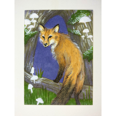 Forest Watcher aceo art card thumbnail 1