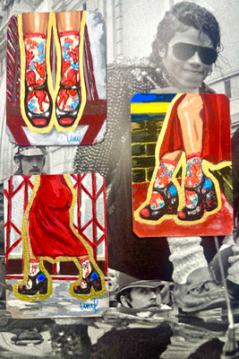 Fashion Heels - Subway Station aceo art card thumbnail 2