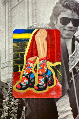 Fashion Heels - Subway Station aceo art card thumbnail 1