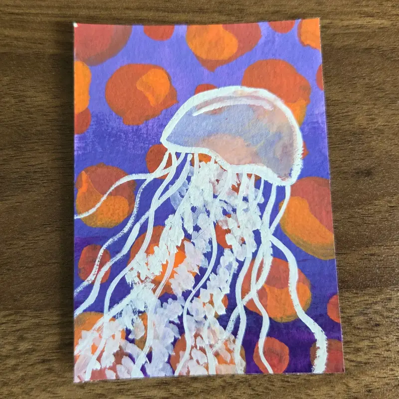 Polka Jelly aceo art card
