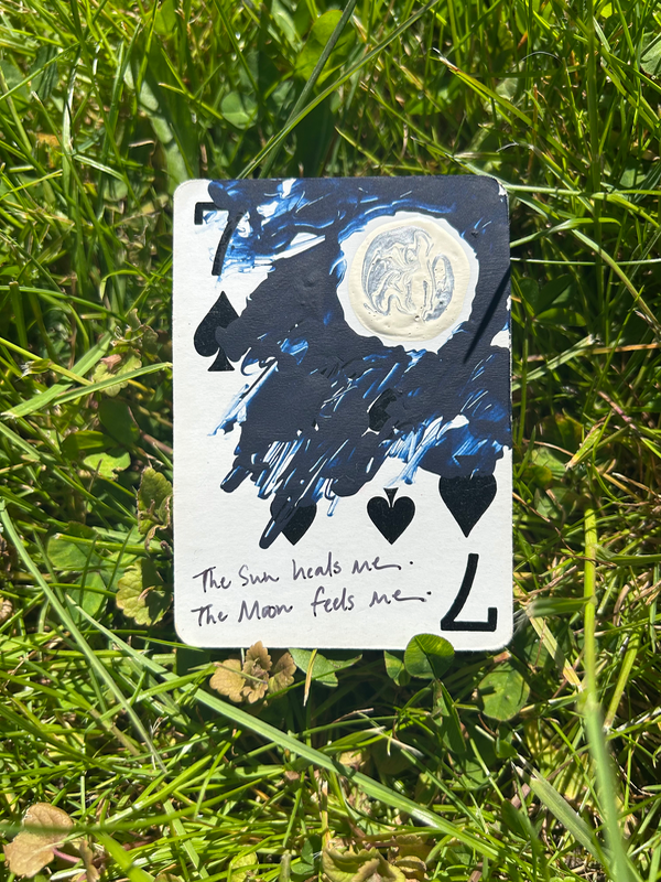 Night Moon aceo art card
