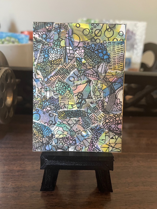 Collage no. 2 aceo art card