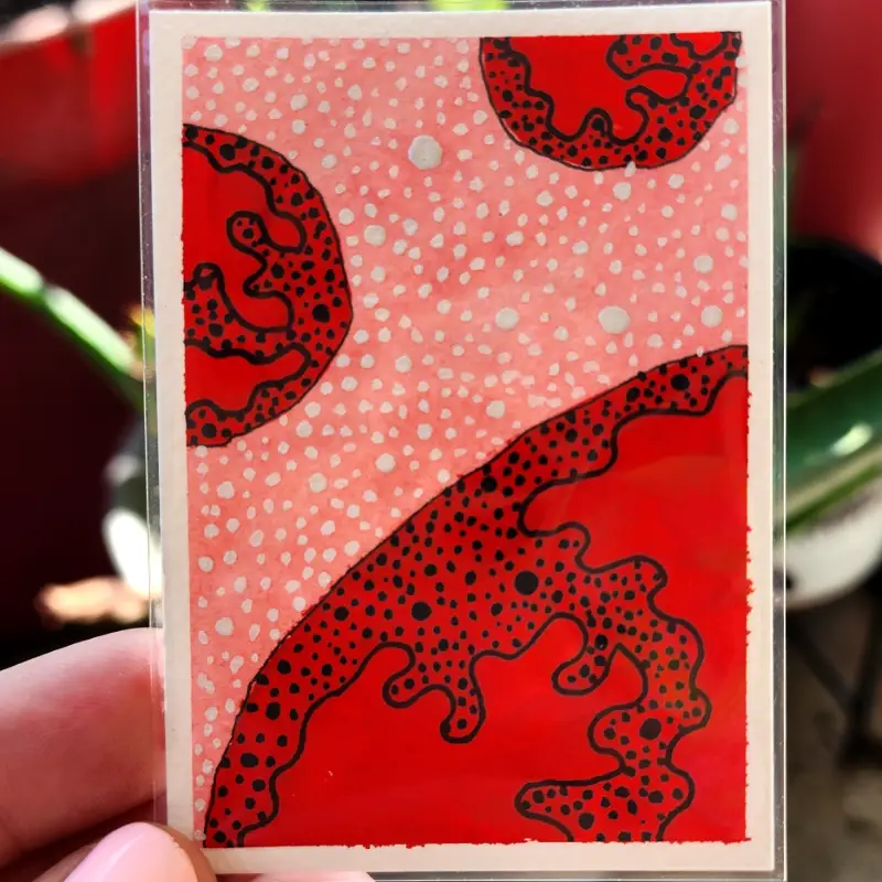 Red Planet aceo art card