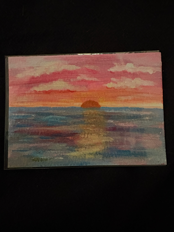 Sunset Dreams aceo art card