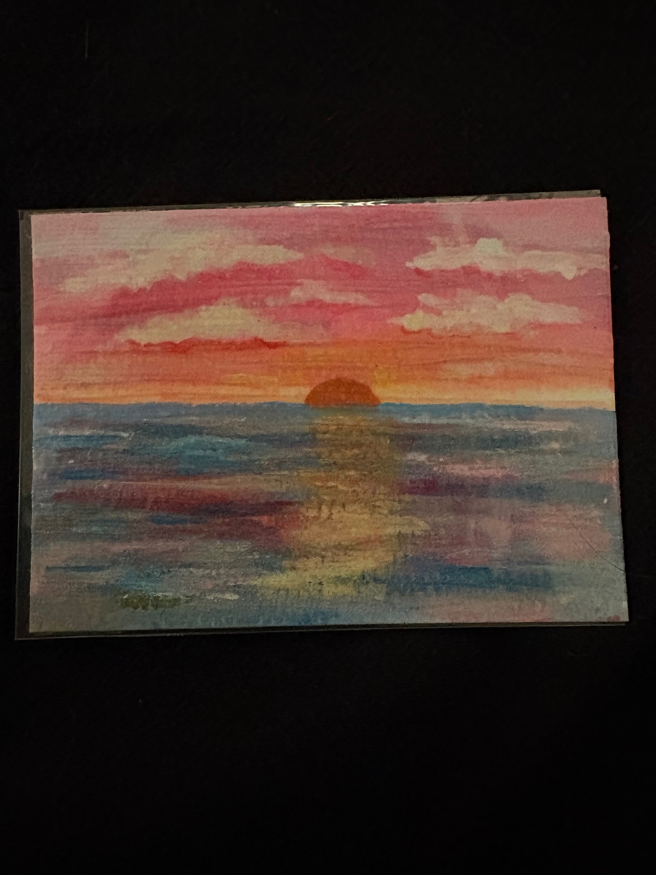 Sunset Dreams aceo art card