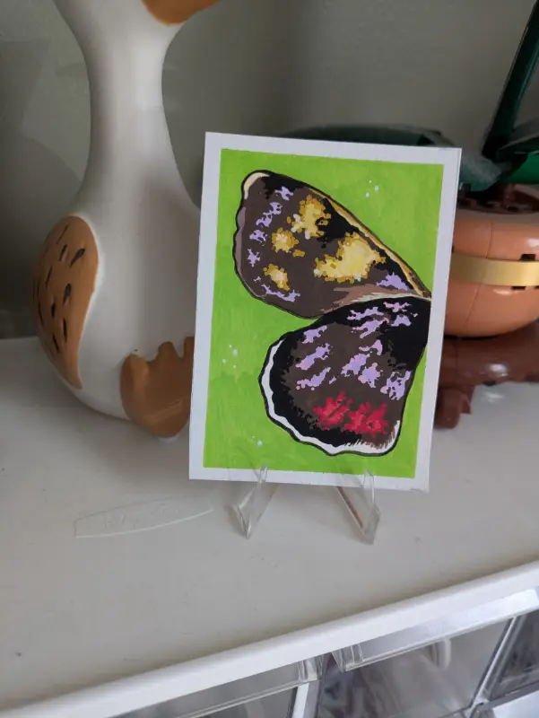 Butterfly Wings aceo art card