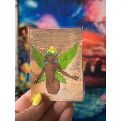 Mushie Fairy Variation aceo art card thumbnail 5
