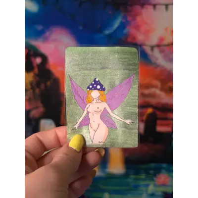 Mushie Fairy Variation aceo art card thumbnail 1