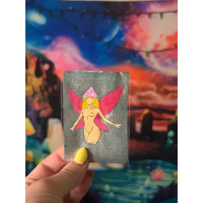 Mushie Fairy Variation aceo art card thumbnail 3