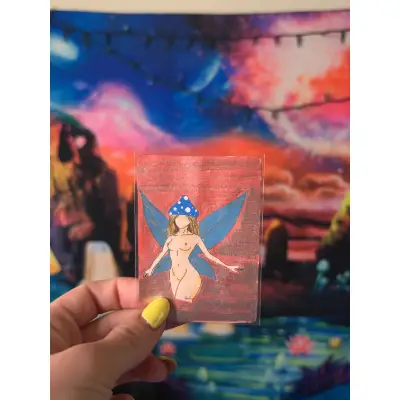 Mushie Fairy Variation aceo art card thumbnail 2