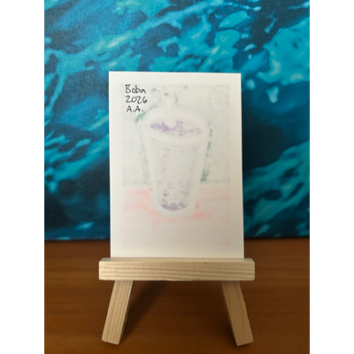 Boba aceo art card thumbnail 2