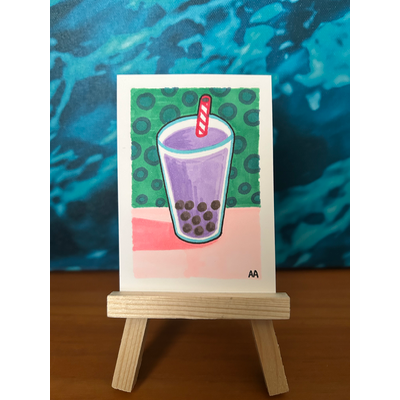 Boba aceo art card thumbnail 1