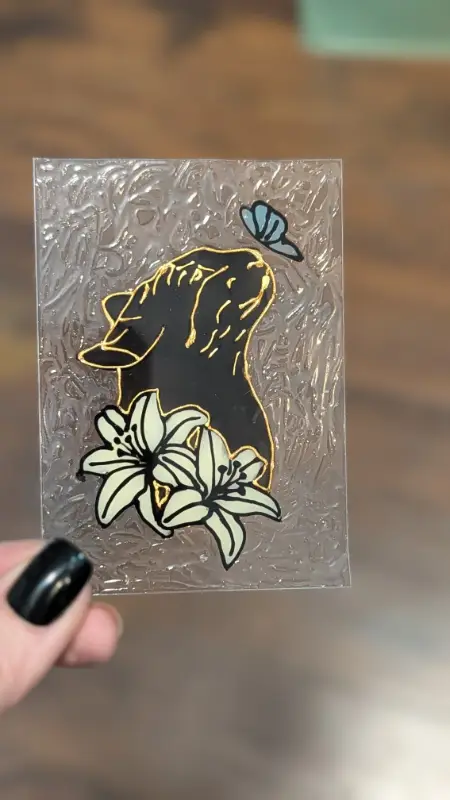 Cat aceo art card