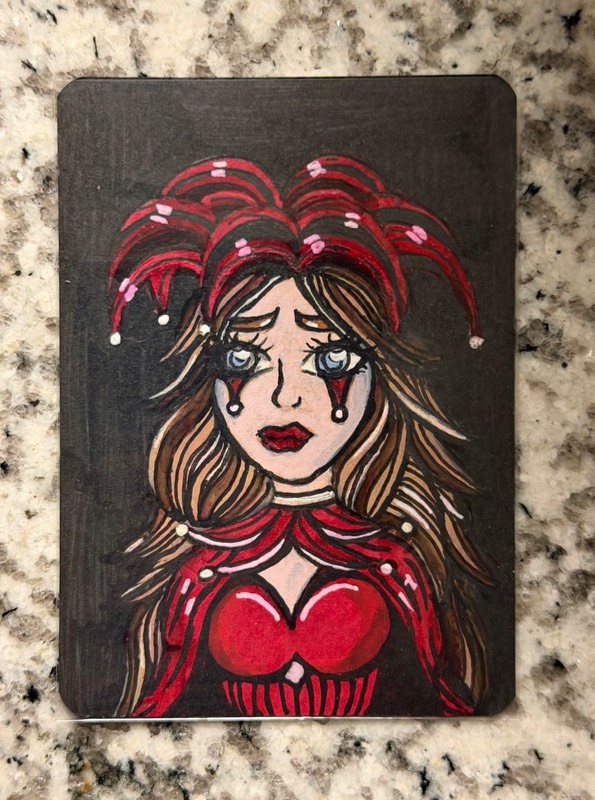 Life of the party 🎈No.1 aceo art card