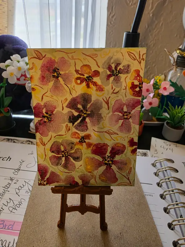 Goodbye Fall aceo art card