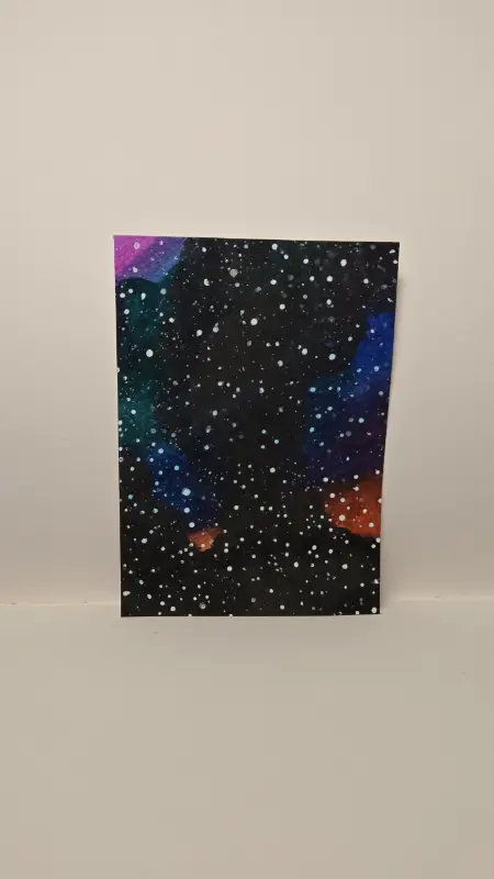 Counting stars aceo art card