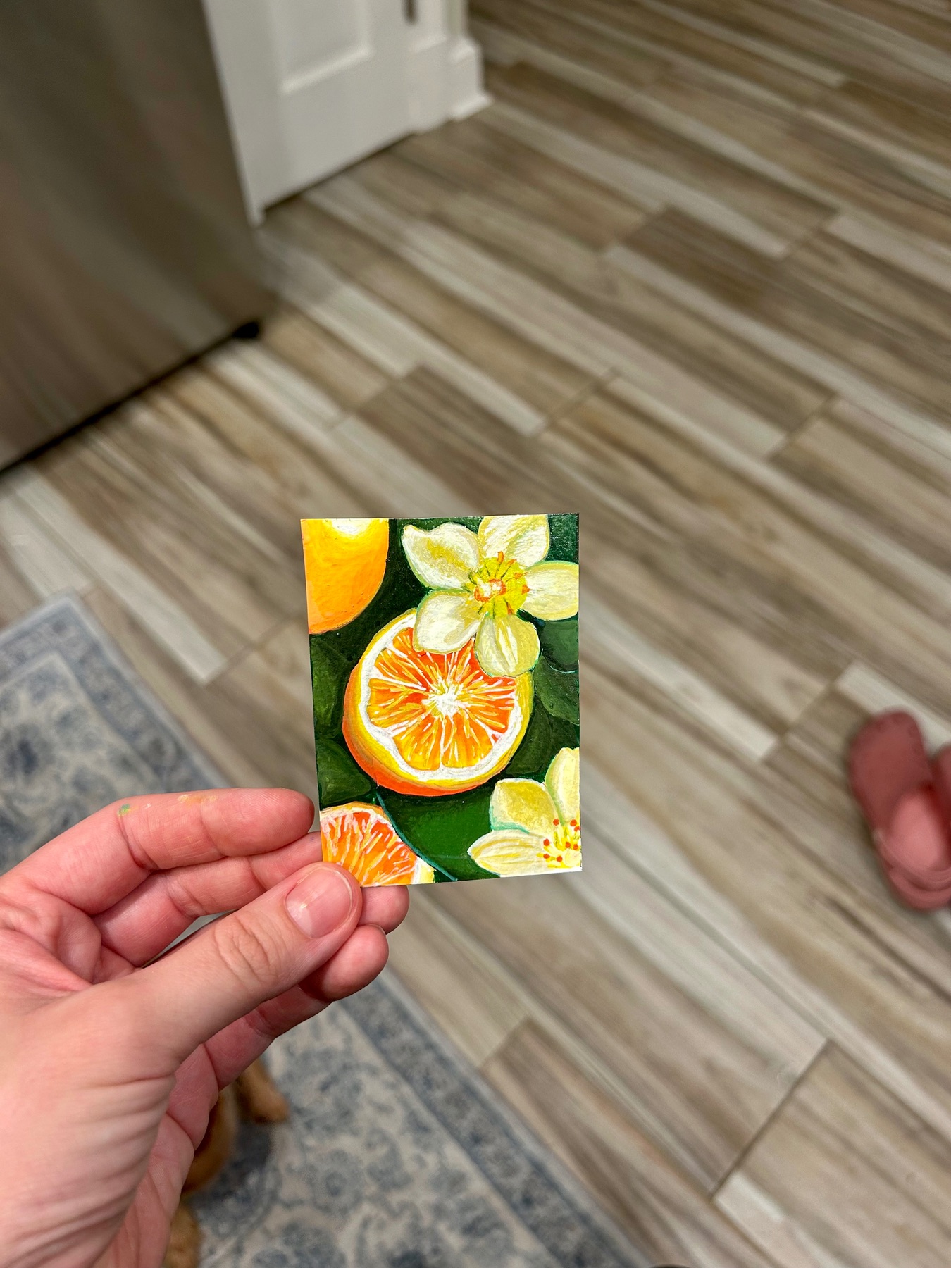 Slice of Sunlight aceo art card