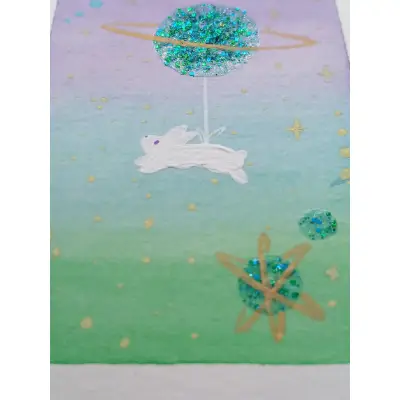 Planetary Ride aceo art card thumbnail 2