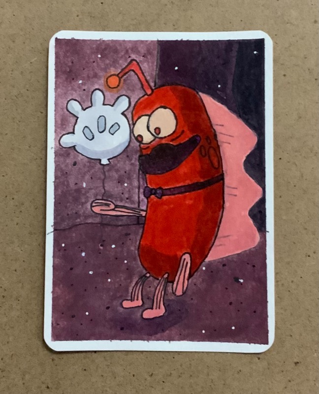 SpongeBob Rock Bottom aceo art card