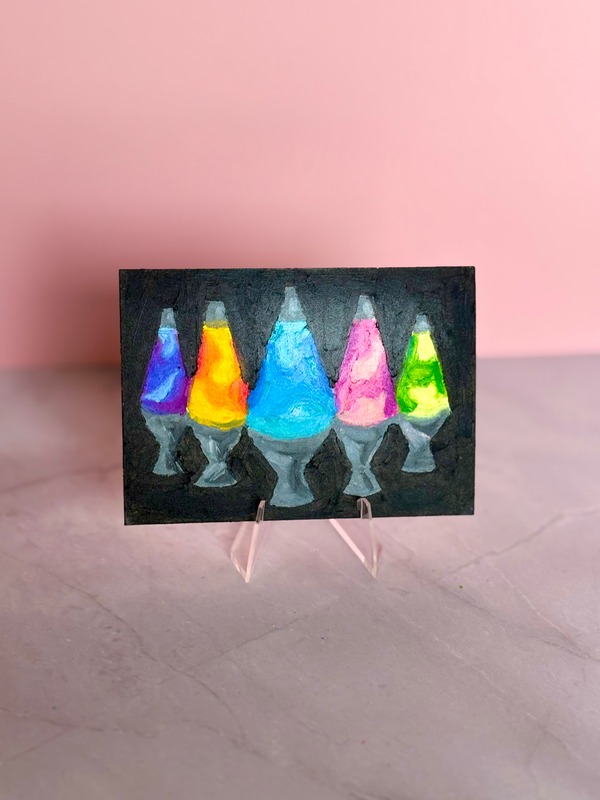 Lava Lamp Lounge aceo art card