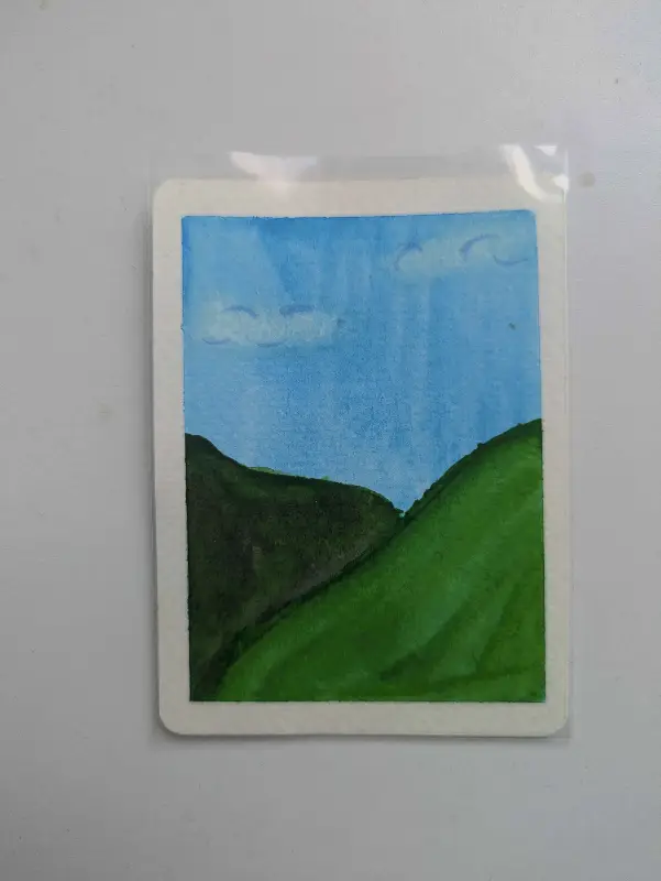 Rolling Hills aceo art card